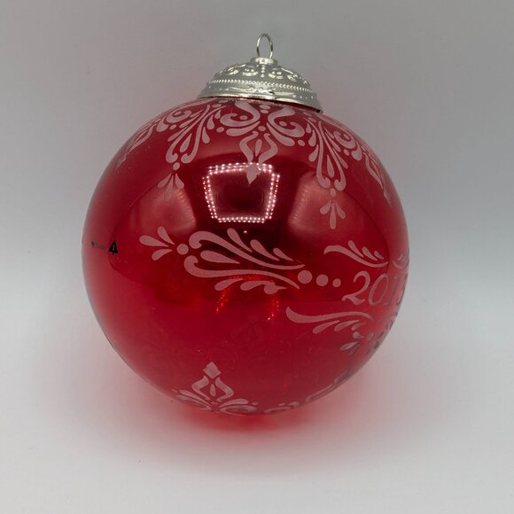 Hallmark Keepsake Christmas Commemorative 2013, 1st in Series, Red Glass Ball - Picture 3 of 10